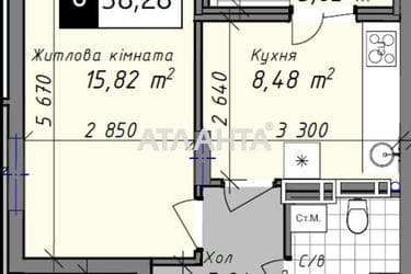 1-room apartment apartment by the address st. Promyshlennaya (area 38,3 m²) - Atlanta.ua - photo 10