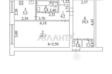 1-room apartment apartment by the address st. Kolontaevskaya Dzerzhinskogo (area 45 m²) - Atlanta.ua - photo 26