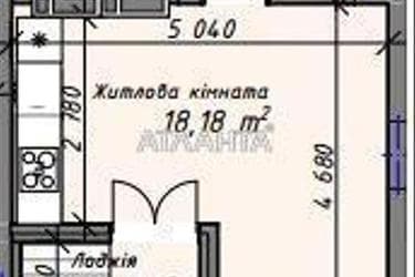 1-кімнатна квартира за адресою вул. Промислова (площа 32,2 м²) - Atlanta.ua - фото 10