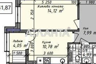 1-room apartment apartment by the address st. Promyshlennaya (area 41,9 m²) - Atlanta.ua - photo 7
