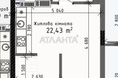 1-кімнатна квартира за адресою вул. Промислова (площа 33 м²) - Atlanta.ua - фото 8