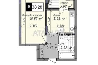 1-room apartment apartment by the address st. Promyshlennaya (area 38,3 m²) - Atlanta.ua - photo 6