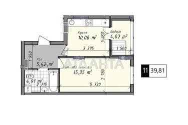 1-room apartment apartment by the address st. Promyshlennaya (area 39,8 m²) - Atlanta.ua - photo 6