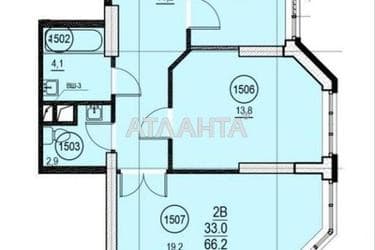 2-кімнатна квартира за адресою вул. Французький бульв. (площа 67,1 м²) - Atlanta.ua - фото 9