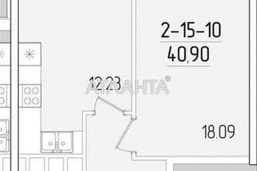 1-комнатная квартира по адресу ул. Краснова (площадь 40 м²) - Atlanta.ua - фото 14