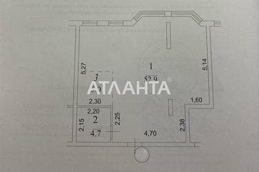 2-rooms apartment apartment by the address st. Dacha Kovalevskogo Amundsena (area 62,6 m²) - Atlanta.ua - photo 44