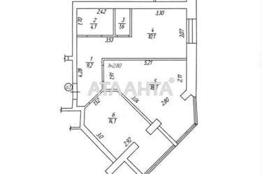 2-кімнатна квартира за адресою вул. Пирогова (площа 58 м²) - Atlanta.ua - фото 20