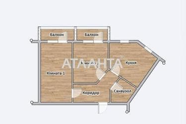 2-комнатная квартира по адресу ул. Одесская (площадь 72 м²) - Atlanta.ua - фото 12