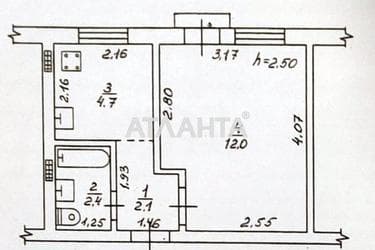 1-room apartment apartment by the address st. Zabolotnogo ak (area 21 m²) - Atlanta.ua - photo 16