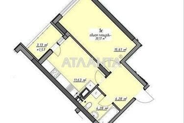 1-room apartment apartment by the address st. Glushko ak pr Dimitrova pr (area 39,2 m²) - Atlanta.ua - photo 16