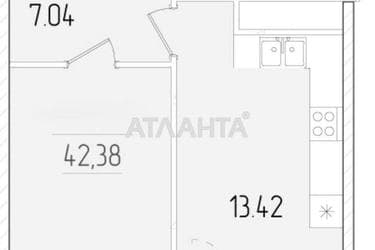 1-room apartment apartment by the address st. Krasnova (area 42,4 m²) - Atlanta.ua - photo 28