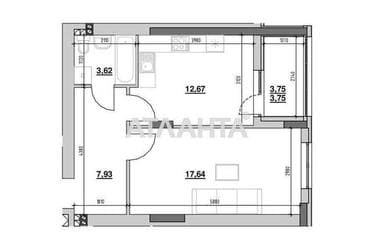 1-room apartment apartment by the address st. Rudnenska (area 45,6 m²) - Atlanta.ua - photo 28
