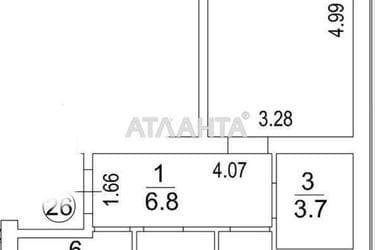 2-комнатная квартира по адресу ул. Отдыха (площадь 63,9 м²) - Atlanta.ua - фото 28
