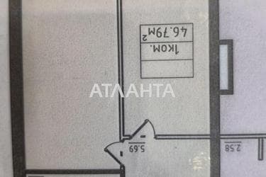 1-room apartment apartment by the address st. Dacha Kovalevskogo Amundsena (area 46,8 m²) - Atlanta.ua - photo 12