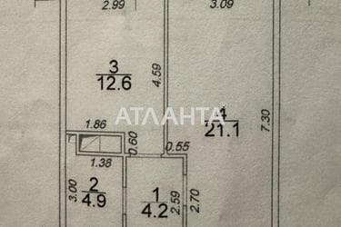 1-кімнатна квартира за адресою вул. Сахарова (площа 44 м²) - Atlanta.ua - фото 18