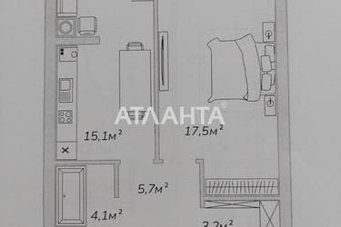 1-кімнатна квартира за адресою вул. Будівельна (площа 45,6 м²) - Atlanta.ua - фото 18