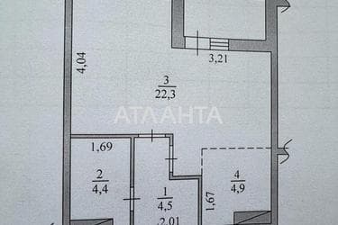 1-кімнатна квартира за адресою вул. Приміська (площа 39,6 м²) - Atlanta.ua - фото 46
