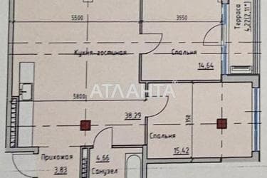 2-кімнатна квартира за адресою вул. Софіївська (площа 81,5 м²) - Atlanta.ua - фото 16