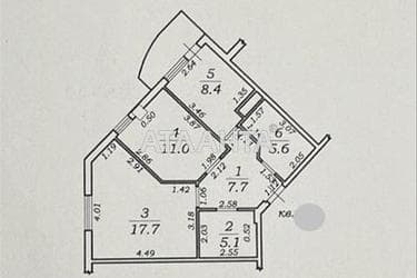 2-кімнатна квартира за адресою вул. Середньофонтанська (площа 56,8 м²) - Atlanta.ua - фото 20