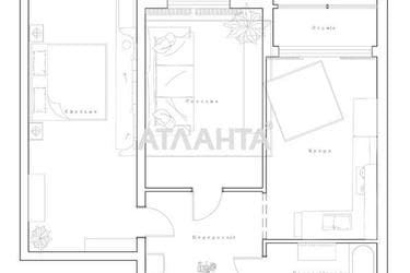 1-комнатная квартира по адресу ул. Краснова (площадь 67 м²) - Atlanta.ua - фото 15