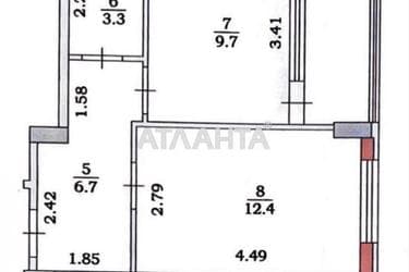 1-room apartment apartment by the address st. Glushko ak pr Dimitrova pr (area 36 m²) - Atlanta.ua - photo 24