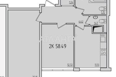 2-кімнатна квартира за адресою вул. Перлинна (площа 60 м²) - Atlanta.ua - фото 42