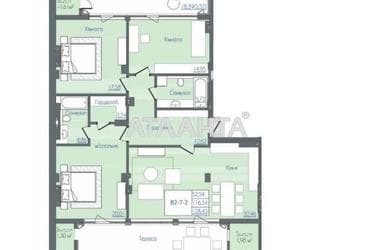 3-rooms apartment apartment by the address st. Fontanskaya dor Perekopskoy Divizii (area 128,1 m²) - Atlanta.ua - photo 21