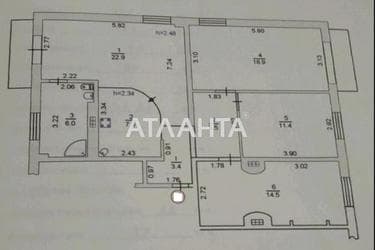 3-кімнатна квартира за адресою вул. Лазурна (площа 93,7 м²) - Atlanta.ua - фото 15