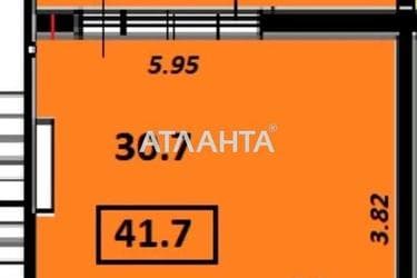 1-кімнатна квартира за адресою вул. Дача Ковалевського (площа 41,7 м²) - Atlanta.ua - фото 41