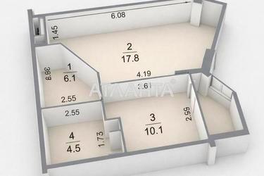 1-room apartment apartment by the address st. Prokhorovskaya Khvorostina (area 41,4 m²) - Atlanta.ua - photo 22