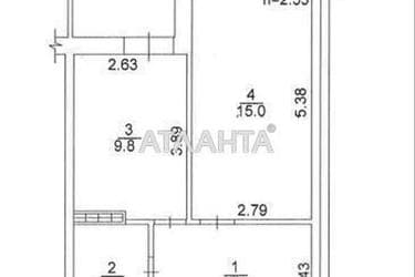 1-room apartment apartment by the address st. Lesnaya (area 42 m²) - Atlanta.ua - photo 23