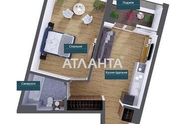 1-кімнатна квартира за адресою вул. Французький бульв. (площа 51,8 м²) - Atlanta.ua - фото 11
