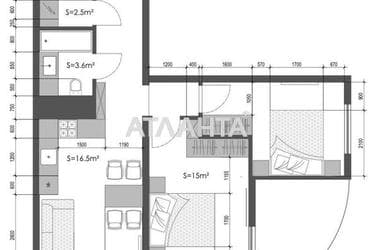 2-rooms apartment apartment by the address st. Krasnova (area 60,3 m²) - Atlanta.ua - photo 22