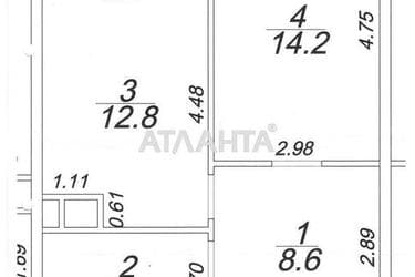 1-room apartment apartment by the address st. Krasnova (area 42,5 m²) - Atlanta.ua - photo 14