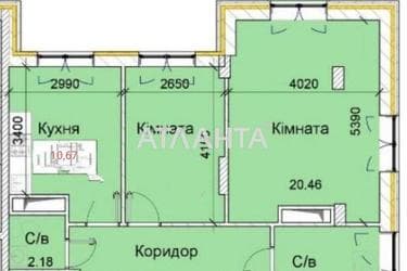 2-rooms apartment apartment by the address st. Sakharova (area 61,2 m²) - Atlanta.ua - photo 26
