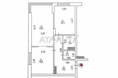 2-комнатная квартира по адресу ул. Азарова вице адм. (площадь 66 м²) - Atlanta.ua - фото 26