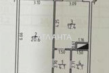 1-room apartment apartment by the address st. Zhemchuzhnaya (area 41,2 m²) - Atlanta.ua - photo 25