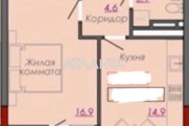 1-комнатная квартира по адресу Компасный пер. (площадь 46 м²) - Atlanta.ua - фото 20