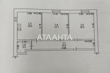 2-rooms apartment apartment by the address st. Bunina Rozy Lyuksemburg (area 64 m²) - Atlanta.ua - photo 16