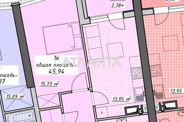 1-кімнатна квартира за адресою Курортний пров. (площа 46 м²) - Atlanta.ua - фото 35