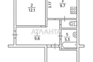 2-rooms apartment apartment by the address st. Koroleva ak (area 56,5 m²) - photo 47 2-rooms apartment apartment by the address st. Koroleva ak (area 56,5 m²) - Atlanta.ua - photo 47