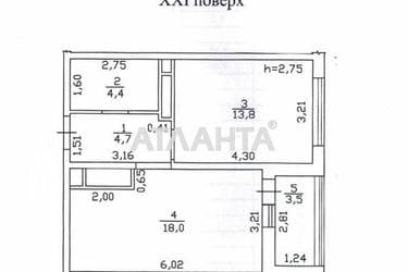1-room apartment apartment by the address st. Varnenskaya (area 44,4 m²) - Atlanta.ua - photo 9