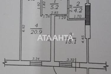 1-room apartment apartment by the address st. Kostandi (area 48 m²) - Atlanta.ua - photo 29