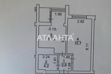 1-комнатная квартира по адресу ул. Единства (площадь 36 м²) - Atlanta.ua - фото 31