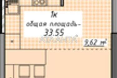 1-комнатная квартира по адресу Курортный пер. (площадь 33 м²) - Atlanta.ua - фото 16