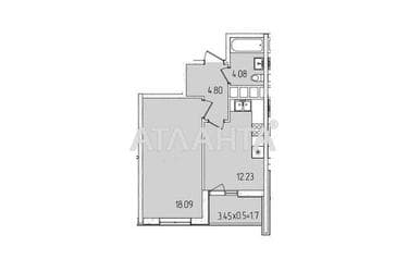 1-кімнатна квартира за адресою вул. Краснова (площа 37,9 м²) - Atlanta.ua - фото 7