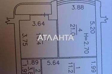 1-кімнатна квартира за адресою вул. Іванова (площа 51 м²) - Atlanta.ua - фото 16