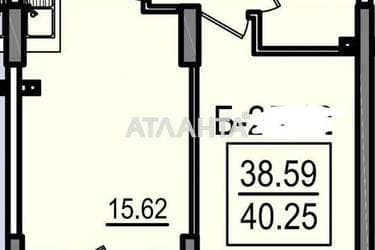 1-комнатная квартира по адресу ул. Дача Ковалевского (площадь 41,2 м²) - Atlanta.ua - фото 19
