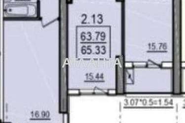 2-rooms apartment apartment by the address st. Dacha Kovalevskogo Amundsena (area 66,4 m²) - Atlanta.ua - photo 10