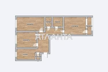 3-комнатная квартира по адресу ул. Заболотного (площадь 64 м²) - Atlanta.ua - фото 20